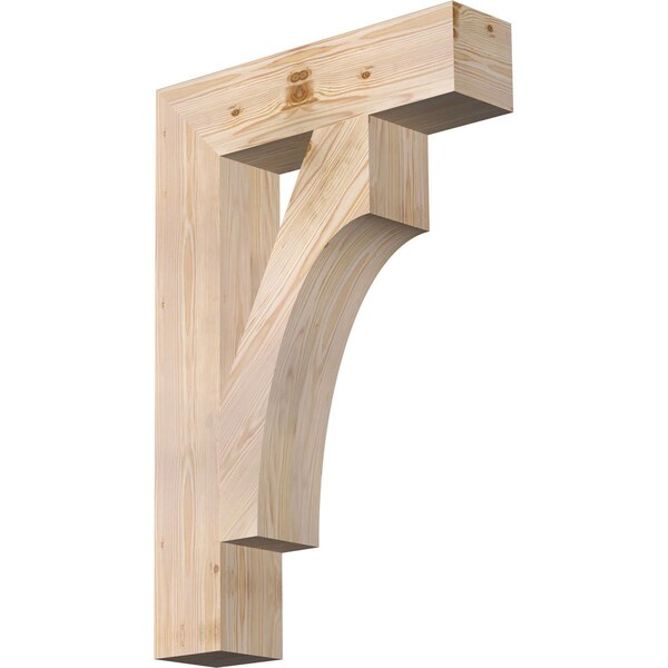 Ekena Millwork Westlake Block Smooth Bracket, Douglas Fir, 5 1/2"W x 24"D x 36"H BKT06X24X36WTL05SDF - main